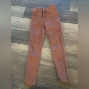 Wishlist Moto style denim in blush size M